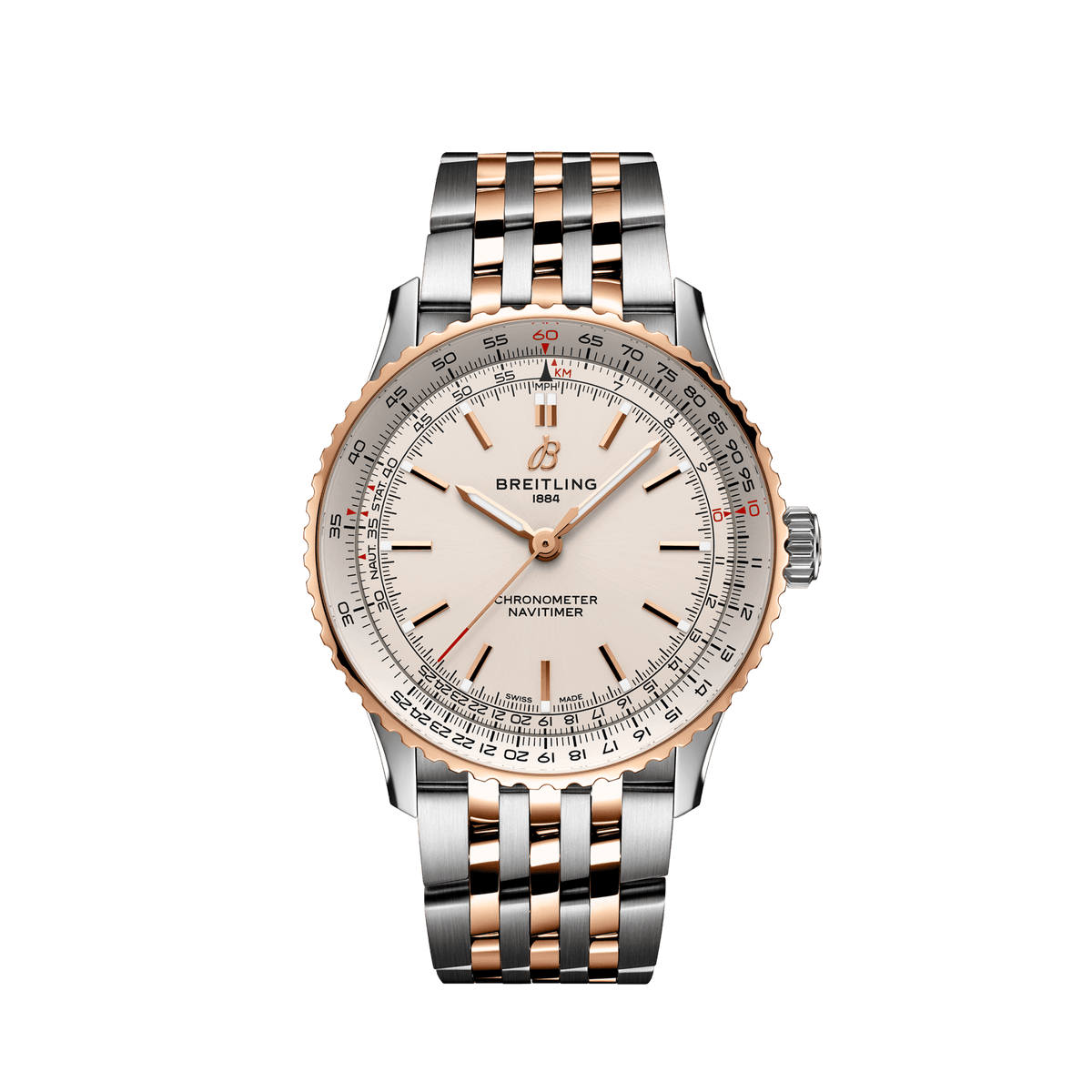 Breitling Navitimer Automatic 41, Stainless Steel and 18k Red Gold, Ref# U17329F41G1U1, Unworn 2024