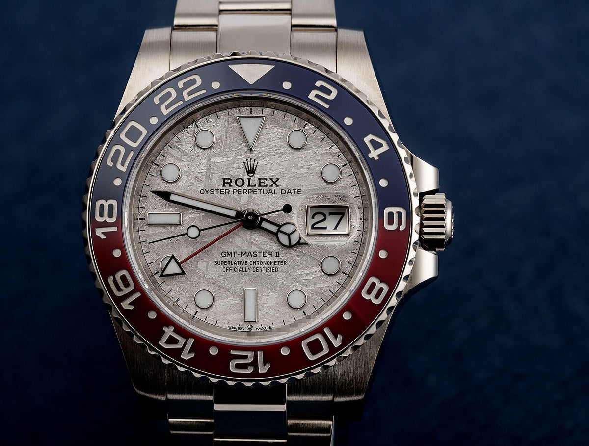 GMT-MASTER II Oyster, 40 mm, white gold M126719BLRO-0002