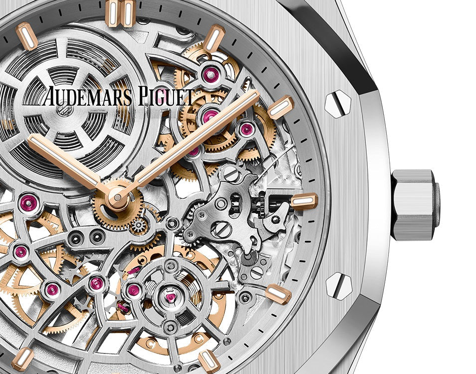 Audemars Piguet Royal Oak “JUMBO” EXTRA-THIN OPENWORKED “50TH ANNIVERSARY” Ref# 16204ST.OO.1240ST.01