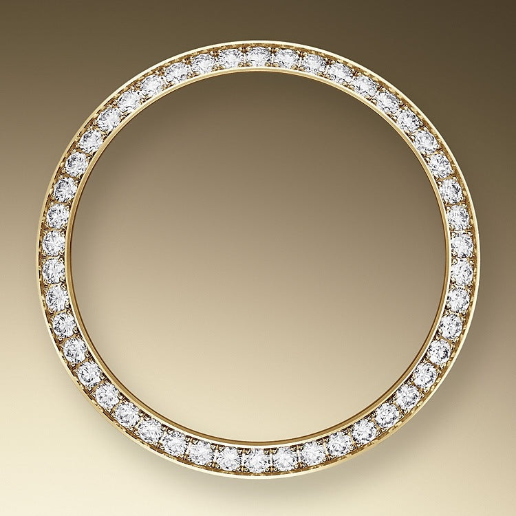 Datejust 31, Oystersteel, 18kt Yellow Gold and diamonds, Ref# 278383RBR-0026