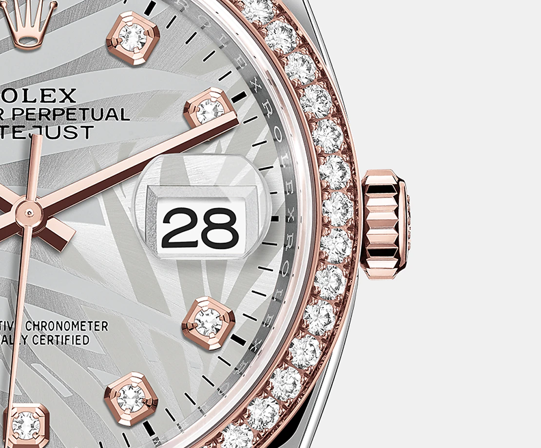 Datejust 36mm, Oystersteel and 18k Everose Gold, Ref# 126281rbr-0025