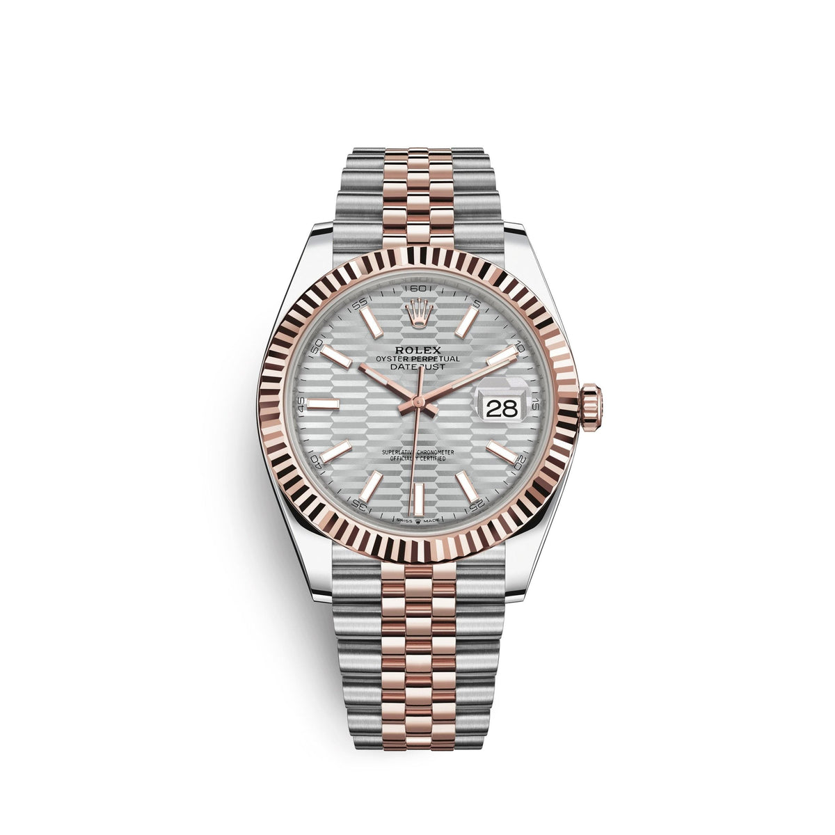 Datejust 41mm, Oystersteel and 18k Everose Gold, Ref# 126331-0018