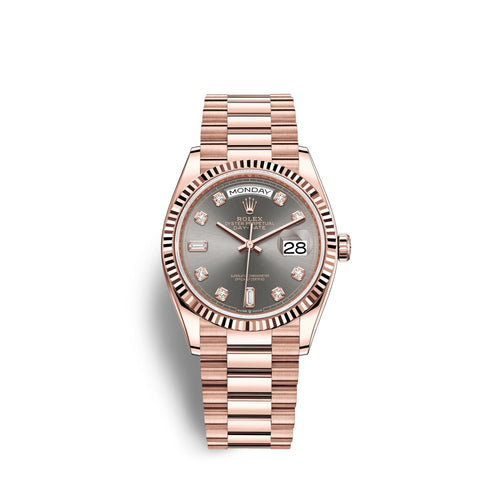 Day-Date, 36mm, 18k Everose Gold, Ref# 128235-0050