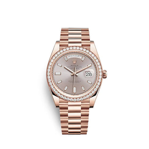 Day-Date 40 Everose gold Ref# 228345RBR-0007