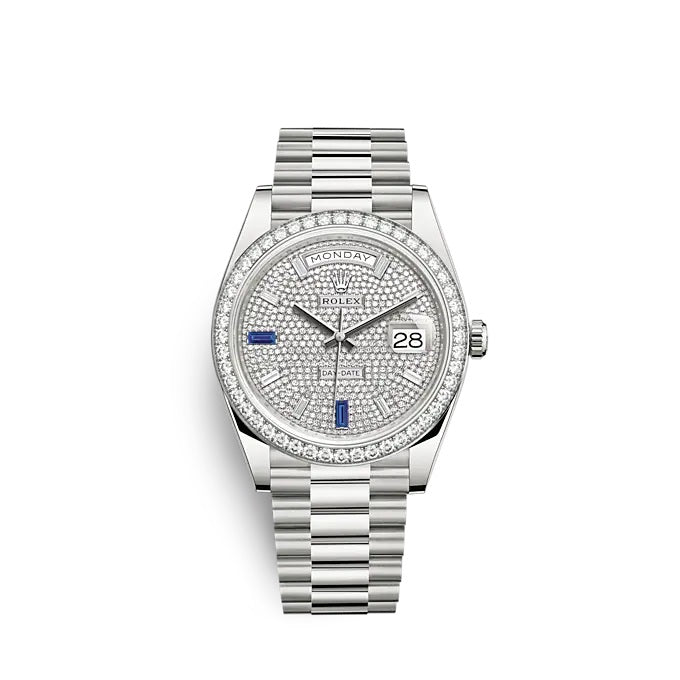 Day-Date 40 White gold Ref# 228349RBR-0036