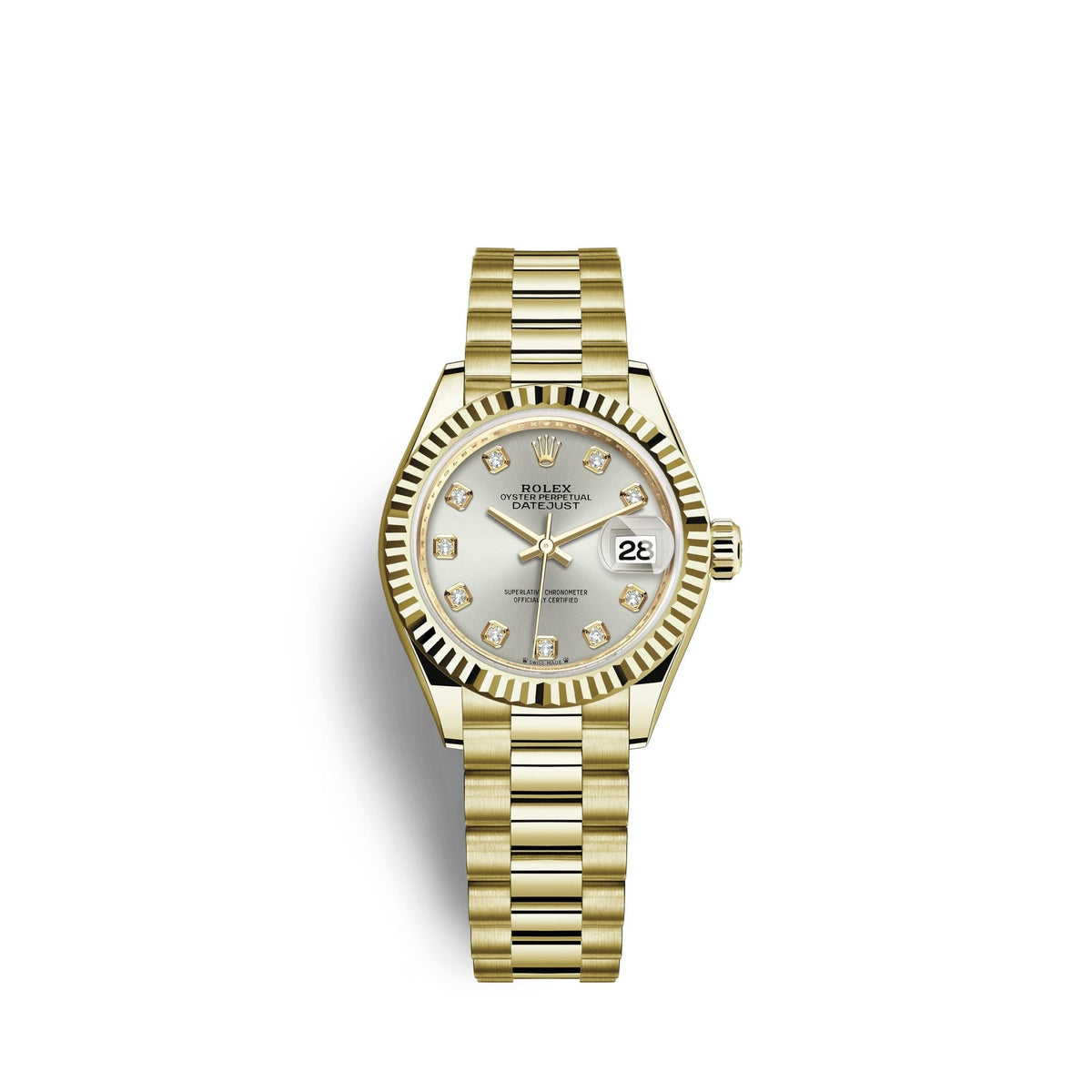 Lady-Datejust 28, 18k Yellow Gold, Ref# 279178-0015