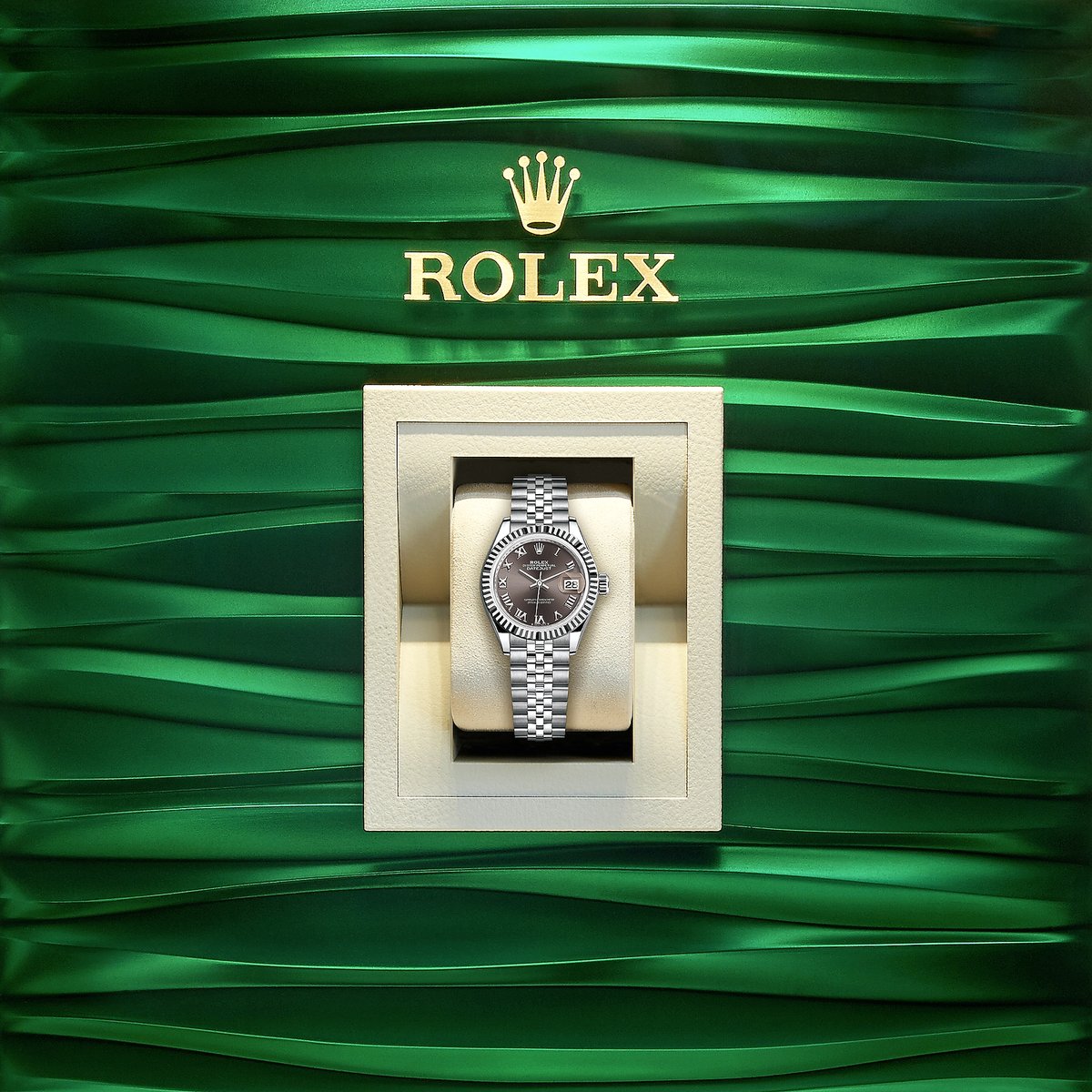 Lady-Datejust 28, Oystersteel and 18k White Gold, Ref# 279174-0013