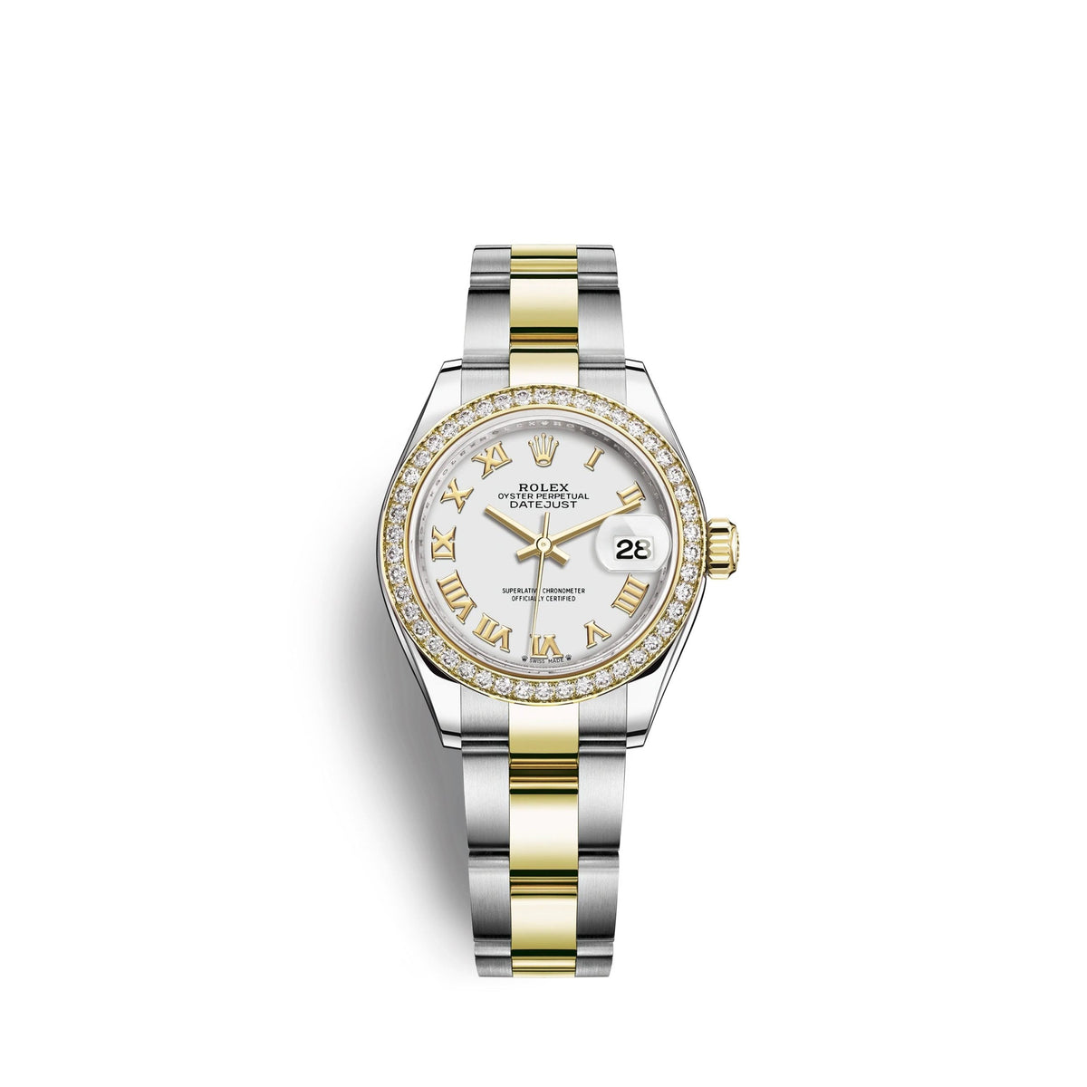 Lady-Datejust 28, Oystersteel and 18k Yellow Gold, Ref# 279383RBR-0024