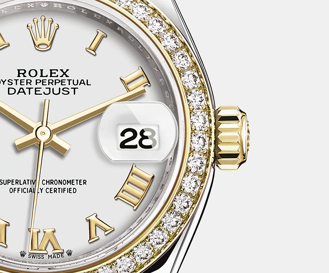 Lady-Datejust 28, Oystersteel and 18k Yellow Gold, Ref# 279383RBR-0024