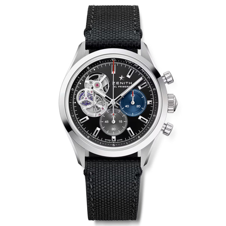 Zenith Chronomaster Open on Black Strap – 03.3300.3604/21.C822