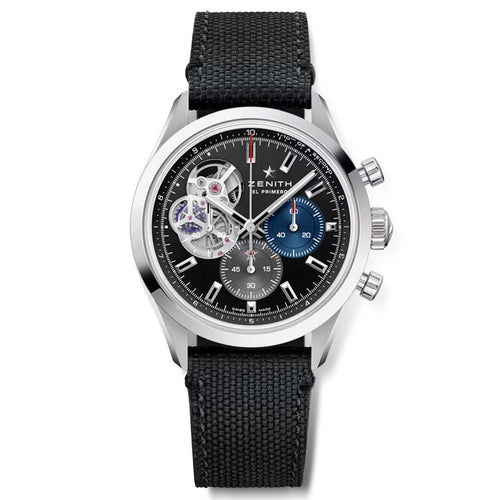 Zenith Chronomaster Open on Black Strap – 03.3300.3604/21.C822